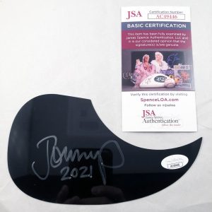 John Mellencamp Signed Acoustic Pickguard JSA 1 COA