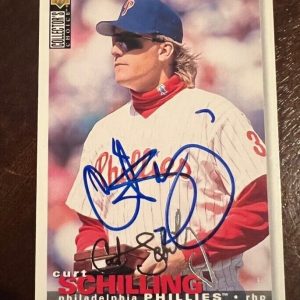 Curt Schilling signed autographed 1995 Upper Deck Collectors Choice