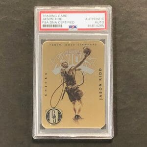 2012-13 Panini Gold Standard #28 Jason Kidd Signed Card AUTO PSA Slabbed Knicks
