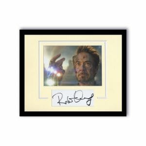 Robert Downey Jr. "Avengers: Endgame" SIGNED 'Iron Man' Framed 11x14 Display
