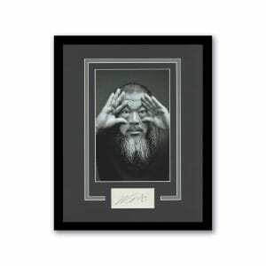Ai Weiwei "Sunflower Seeds" AUTOGRAPH Signed Custom Framed 11x14 Display G ACOA