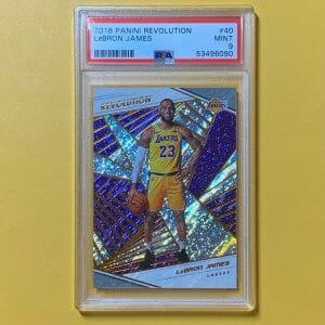 2018 PANINI REVOLUTION LEBRON JAMES #40 MT PSA 9 LAKERS