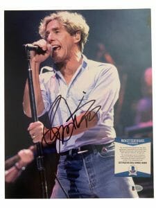 ROGER DALTREY THE WHO SIGNED AUTOGRAPHED 11×14 BECKETT CERTIFIED F1 COLLECTIBLE MEMORABILIA