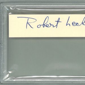 ROBERT LECKIE SIGNED CUT SIGNATURE PSA DNA 84066353 (D) WWII PACIFIC RARE AUTO