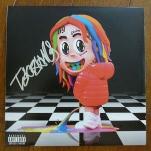 Tekashi69 6ix9ine Signed Autographed Vinyl LP Record Dummy Boy Beckett Witnessed