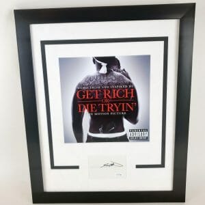 50 Cent "Get Rich or Die Tryin" AUTOGRAPH Signed Custom Framed 16x20 Display