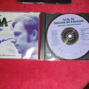 VAN MORRISON SIGNED BANG MASTERS CD COVER