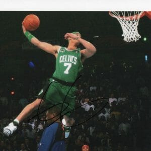 BOSTON CELTICS GERALD GREEN DUNK CONTEST SIGNED 8X10