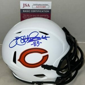 Willie Gault signed Chicago Bears Lunar Eclipse mini helmet autographed JSA