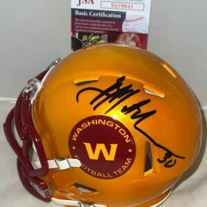 Brian Mitchell Washington Redskins signed Flash mini helmet autographed JSA