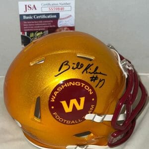 Billy Kilmer Washington Redskins signed Flash mini helmet autographed JSA