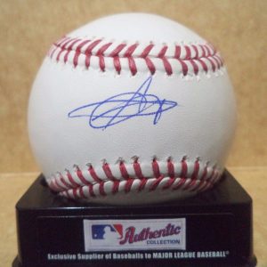 JORGE PUJOLS PHILADELPHIA PHILLIES SIGNED AUTOGRAPHED ML BASEBALL W/COA