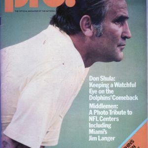 PRO MAGAZINE DOLPHINS EDITION DON SHULA 8/18/78 SCORE