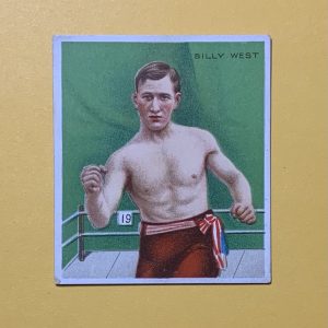 1910 T220 MECCA CIGARETTES BILLY WEST CARD