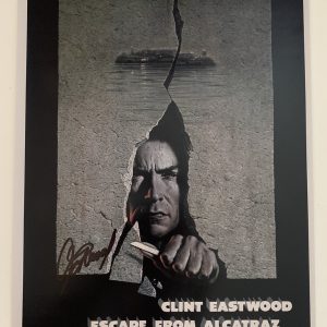 Clint Eastwood Alcatraz Signed Autographed 12x18 Poster Photo Beckett Certified