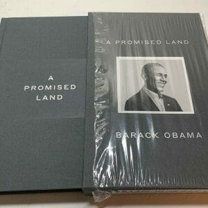Barack Obama A Promised Land Deluxe Edition Signed HB Book Beckett Certified