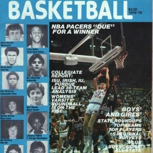 1978-79 INDIANA HOOSIERS PROGRAM 114 PAGES LARRY BIRD COVER CREASE