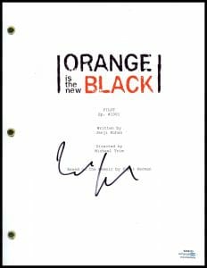 LAURA PREPON “ORANGE IS THE NEW BLACK” AUTOGRAPH SIGNED PILOT EPISODE SCRIPT COLLECTIBLE MEMORABILIA