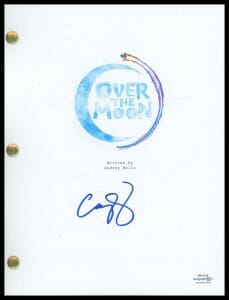 CATHY ANG “OVER THE MOON” AUTOGRAPH SIGNED FULL COMPLETE SCRIPT SCREENPLAY ACOA COLLECTIBLE MEMORABILIA
