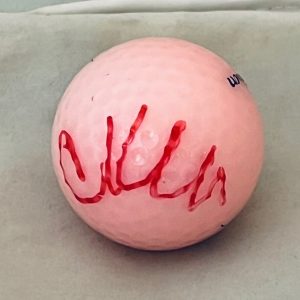 Cristie Kerr signed Pink Wilson Hope Golf Ball autographed LPGA USA