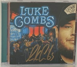 LUKE COMBS SIGNED AUTOGRAPH CD “GROWIN UP” JSA COA COLLECTIBLE MEMORABILIA