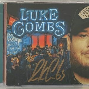 LUKE COMBS Signed Autograph CD "Growin Up" JSA COA