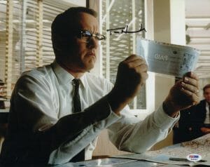 TOM HANKS SIGNED AUTOGRAPH 11×14 PHOTO – CATCH ME IF YOU CAN, TOY STORY PSA COA COLLECTIBLE MEMORABILIA