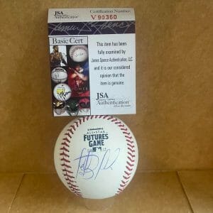 FERNANDO TATIS PADRES SIGNED AUTO 2018 FUTURES GAME BASEBALL JSA V90360