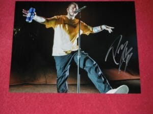 POST MALONE SIGNED DRINKING BUD LIGHT 11X14 COLLECTIBLE MEMORABILIA