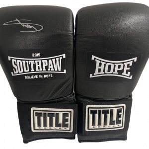 EMINEM MARSHALL MATHERS SIGNED BOXING GLOVE SOUTHPAW AUTHENTIC AUTOGRAPH PSA LOA
