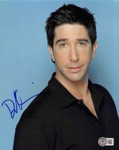 DAVID SCHWIMMER FRIENDS AUTHENTIC SIGNED 8×10 PHOTO AUTOGRAPHED BAS #BF88784 COLLECTIBLE MEMORABILIA