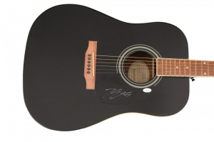 KENNY CHESNEY SIGNED AUTOGRAPH FULL SIZE GIBSON EPIPHONE ACOUSTIC GUITAR JSA COA COLLECTIBLE MEMORABILIA