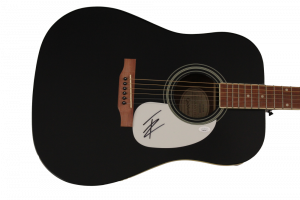 THOMAS RHETT SIGNED AUTOGRAPH GIBSON EPIPHONE ACOUSTIC GUITAR COUNTRY STAR JSA COLLECTIBLE MEMORABILIA
