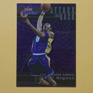 2000-01 FLEER GAME TIME KOBE BRYANT ATTACK THE RACK #3 LAKERS