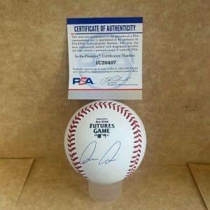 LUIS MEDINA NEW YORK YANKEES SIGNED AUTO 2021 FUTURES GAME BASEBALL PSA IC20407