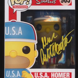 DAN CASTELLANETA SIGNED THE SIMPSONS U.S.A. HOMER FUNKO POP JSA