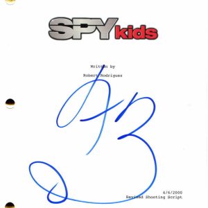 ANTONIO BANDERAS SIGNED AUTOGRAPH SPY KIDS FULL MOVIE SCRIPT - PUSS IN BOOTS