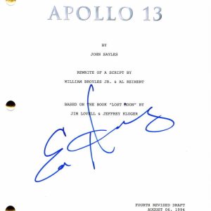 ED HARRIS SIGNED AUTOGRAPH APOLLO 13 FULL MOVIE SCRIPT - STARRING AS GENE KRANZ