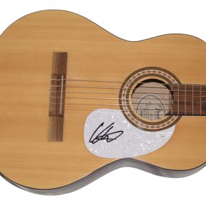CHRIS LANE SIGNED AUTOGRAPH FULL SIZE FENDER ACOUSTIC GUITAR - COUNTRY STAR JSA