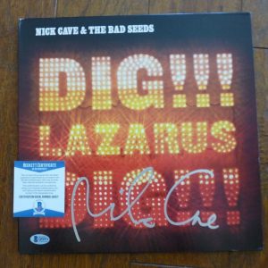 Nick Cave Dig Lazarus Dig Signed Autographed Vinyl LP Record Beckett Certified