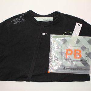 VIRGIL ABLOH SIGNED AUTOGRAPH 2013 OFF WHITE MAIN LABEL T-SHIRT - VERY RARE! JSA