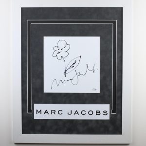 Marc Jacobs AUTOGRAPH Signed Original Art Sketch Framed 16x20 Display ACOA