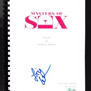 Lizzy Caplan Authentic Signed Masters of Sex Pilot Tv Script BAS #BF24102