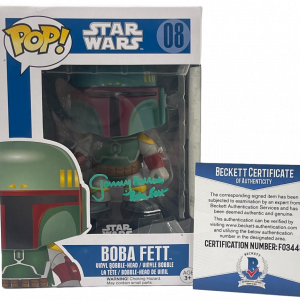 JEREMY BULLOCH SIGNED STAR WARS BOBA FETT FUNKO AUTHENTIC AUTOGRAPH BECKETT B