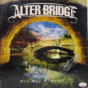 ALTER BRIDGE Signed Autograph 12x12 Poster All 4 Members JSA COA