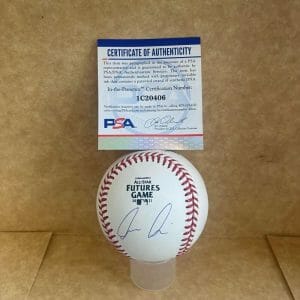LUIS MEDINA NEW YORK YANKEES SIGNED AUTO 2021 FUTURES GAME BASEBALL PSA IC20406