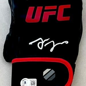 Jon Jones signed UFC Glove autographed Bones Jones Beckett Witnessed