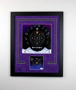 COLDPLAY “MUSIC OF THE SPHERES” AUTOGRAPH SIGNED CUSTOM FRAMED 16×20 DISPLAY B COLLECTIBLE MEMORABILIA