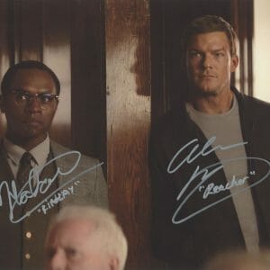 Alan Ritchson & Malcolm Goodwin "Reacher" AUTOGRAPHS Signed 11x14 Photo D ACOA
