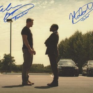 Alan Ritchson & Malcolm Goodwin "Reacher" AUTOGRAPHS Signed 11x14 Photo B ACOA